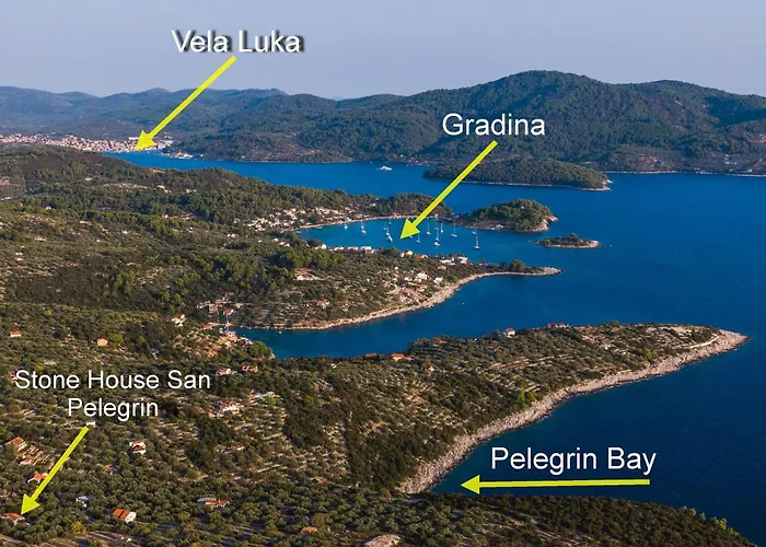 Stone House San Pelegrin-two Bedroom With Terrace And Sea View * Vela Luka